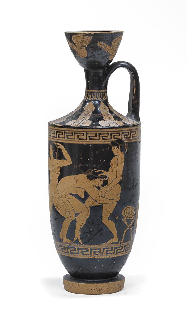 LEKYTHOS IN CERAMICA, STILE ARCHELOGICO