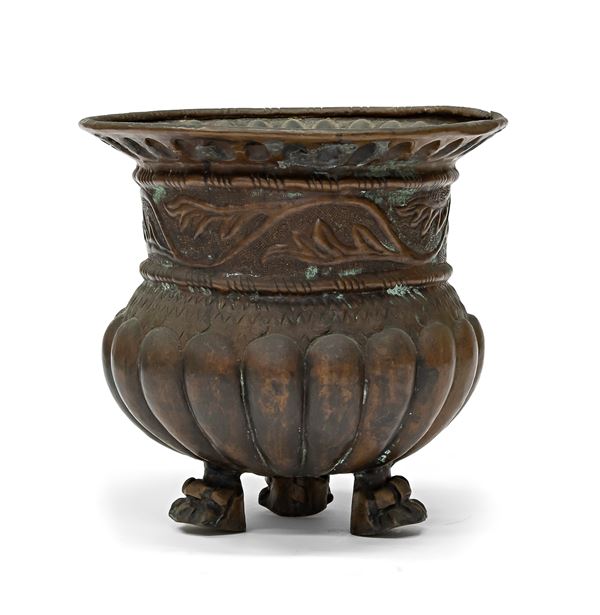 VASO IN RAME, XVIII SECOLO