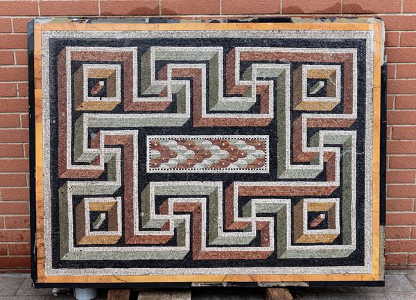 MOSAICO, STILE ARCHEOLOGICO INIZI XX SECOLO