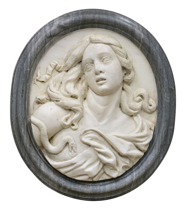 ALTORILIEVO CLEOPATRA DI SCULTORE ROMANO DEL SEICENTO