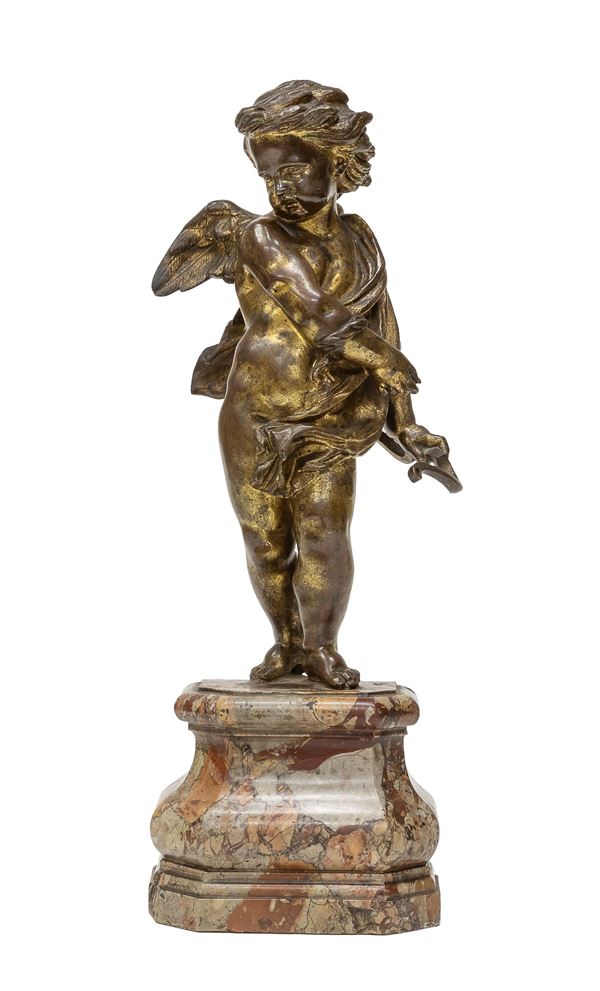 BUSTO DI FANCIULLO IN MARMO BIANCO
