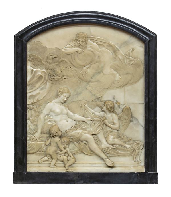 BASSORILIEVO LA DANAE DI SCULTORE ROMANO DEL SETTECENTO