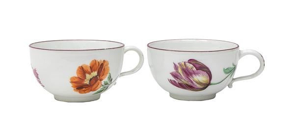 TRE TAZZINE IN PORCELLANA, MEISSEN MARCOLINI