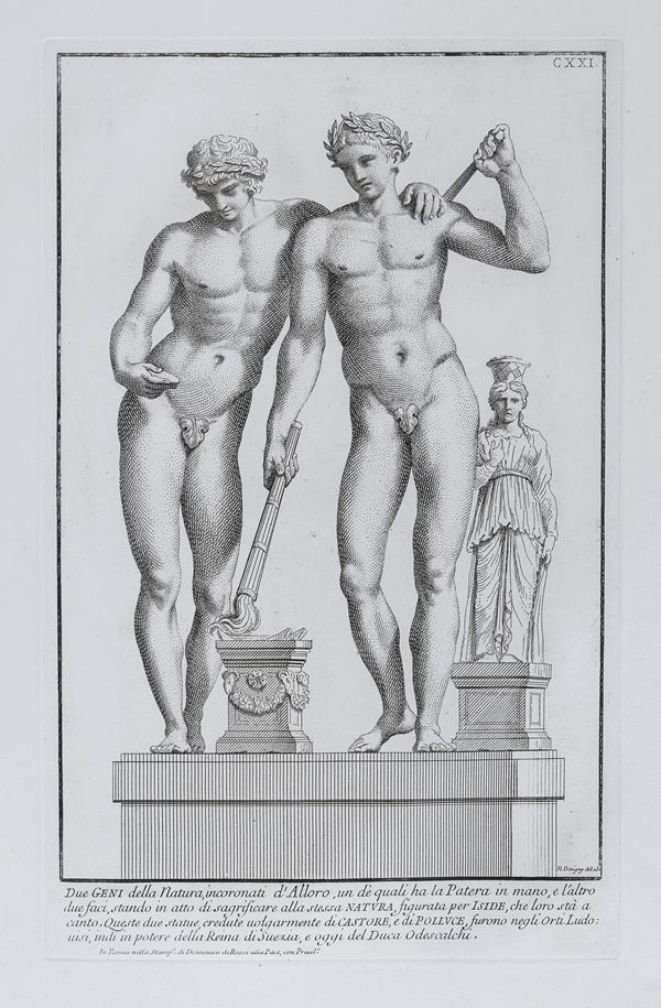 TRE INCISIONI STATUE CLASSICHE