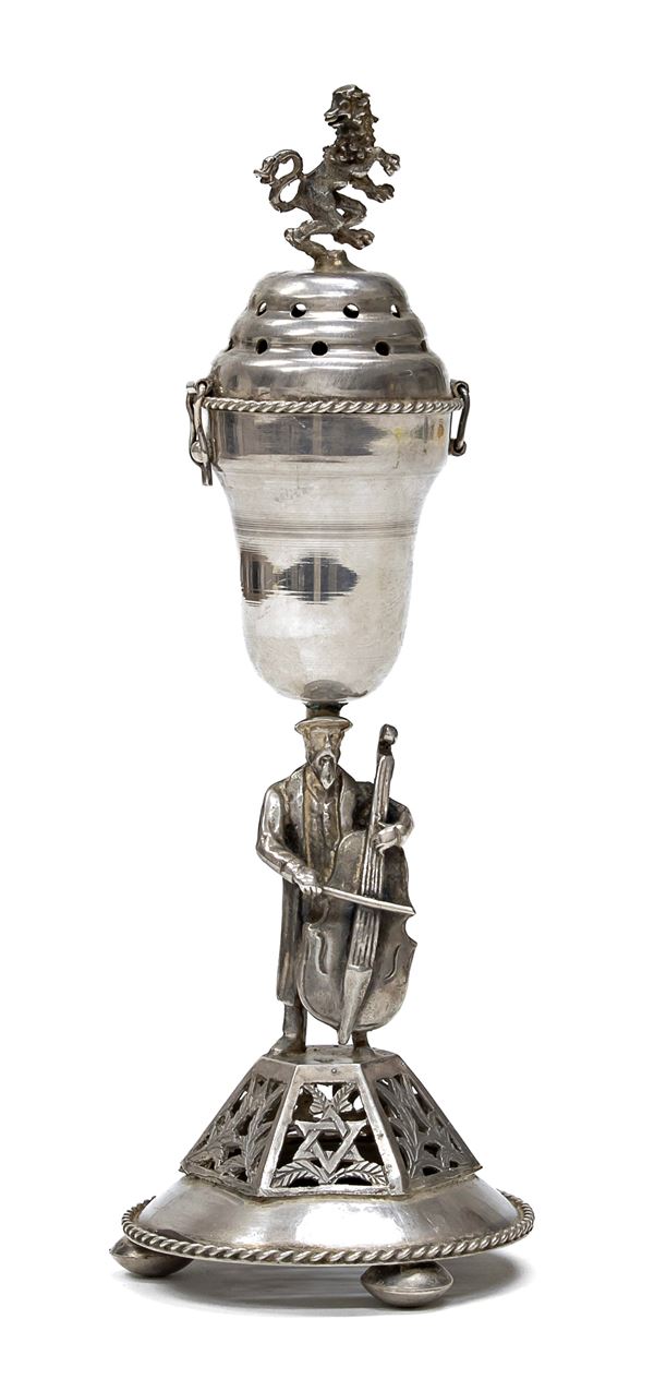 BESAMIN IN ARGENTO, PUNZONE MOSCA 1879
