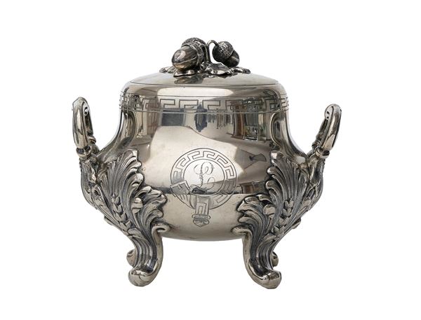 ZUCCHERIERA IN ARGENTO, TORINO 1820 ca.