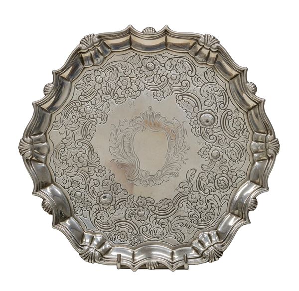 SALVER IN ARGENTO, LONDRA GIORGIO III