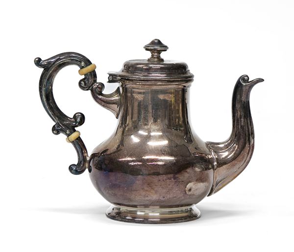 TEIERA MIGNON IN SILVERPLATE, PUNZONE BROGGI