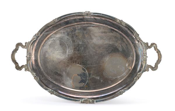 VASSOIO IN SILVERPLATED, PROBABILMENTE ITALIA
