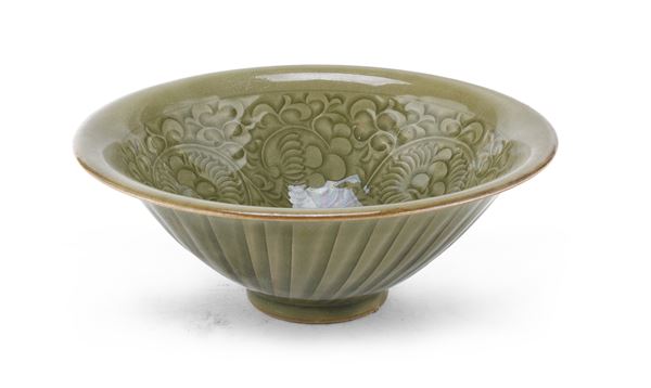 CIOTOLA IN PORCELLANA CELADON, CINA