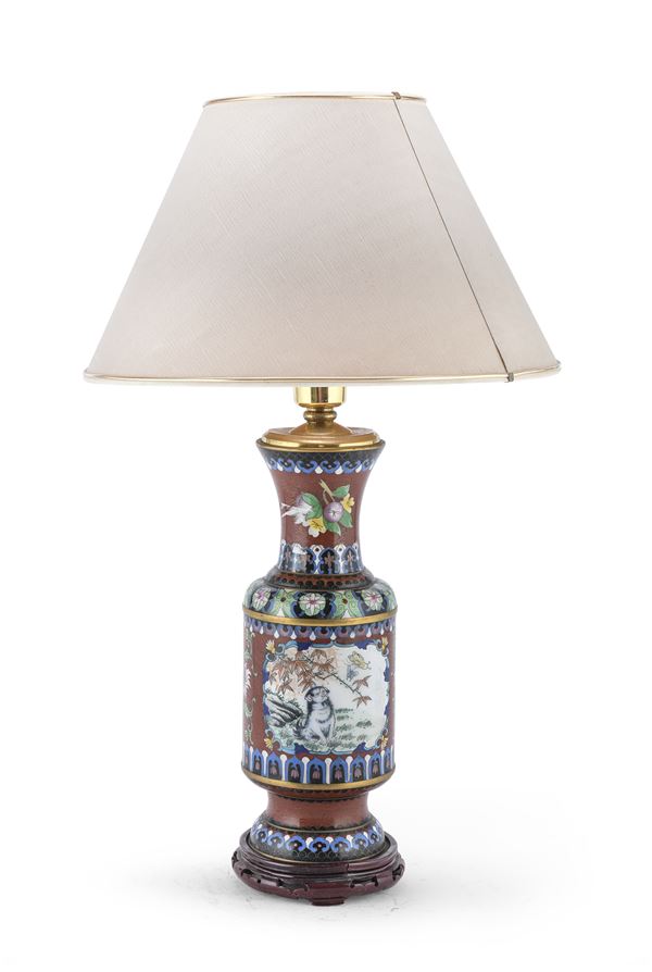 VASO A SMALTI CLOISONNÈ, CINA