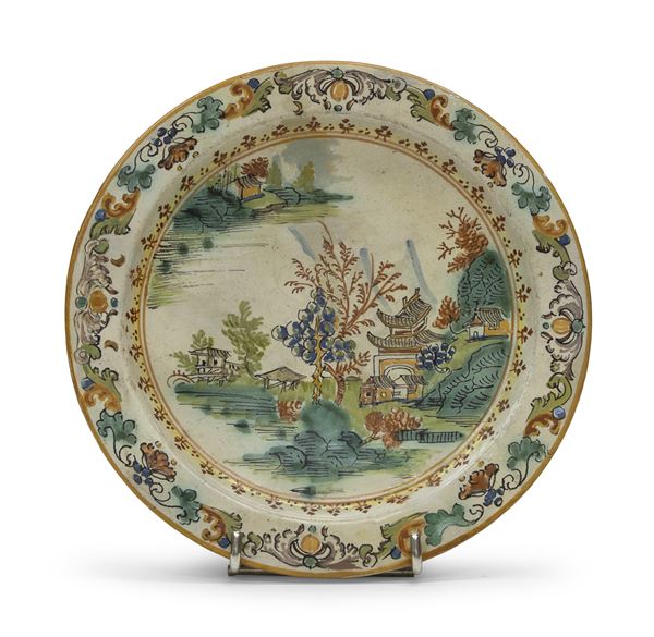 PIATTINO IN CERAMICA, CINA XIX SECOLO