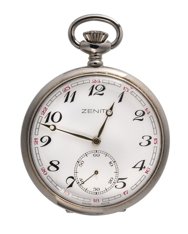 OROLOGIO DA TASCA ZENITH ACCIAIO