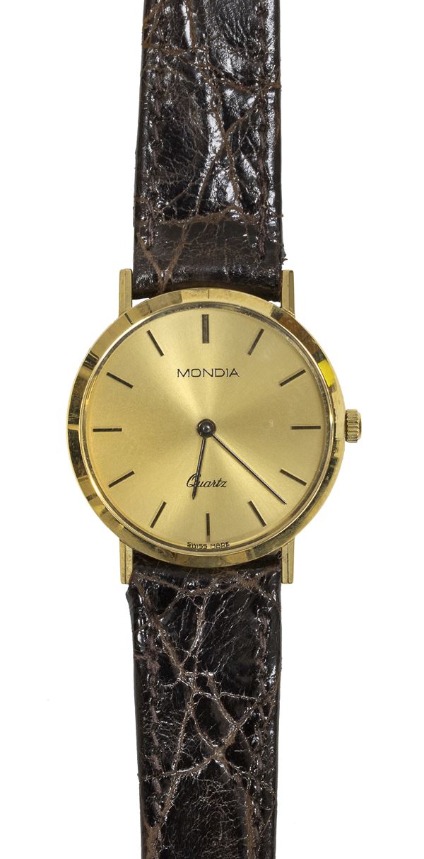 OROLOGIO DA POLSO MONDIA LAMINATO ORO