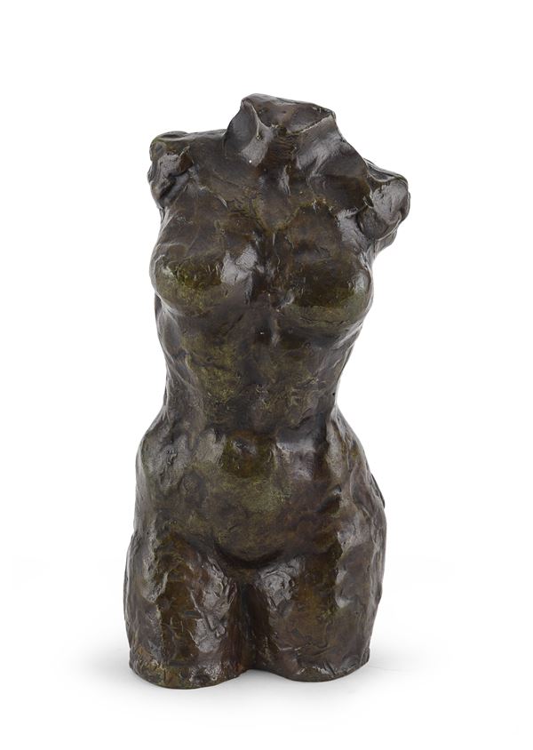 BRONZO BUSTO FEMMINILE DI LEONARD BENATOV