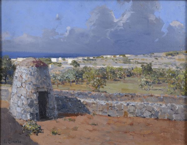 DIPINTO PAESAGGIO DI VINCENZO CIARDO