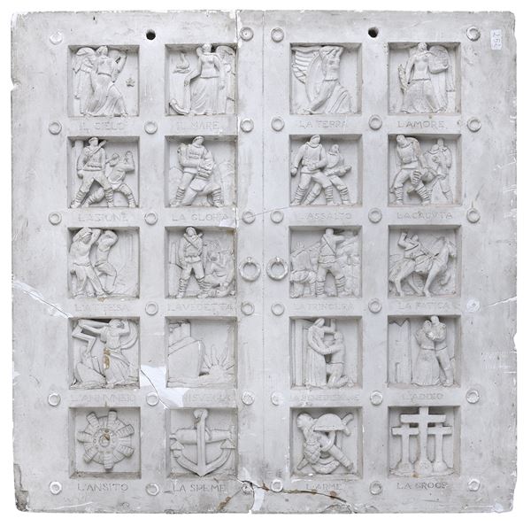 FORMELLA IN GESSO, ANNI '30