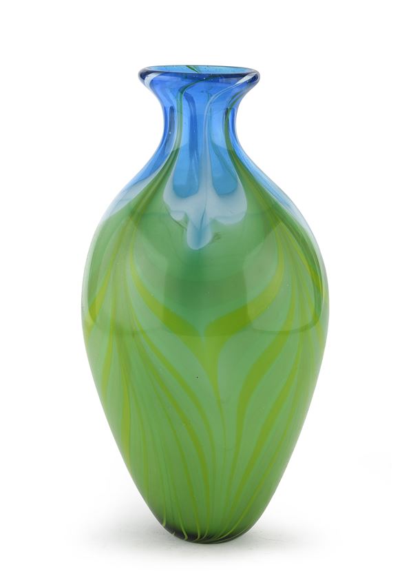 VASO IN VETRO ACIDATO, ANNI '70