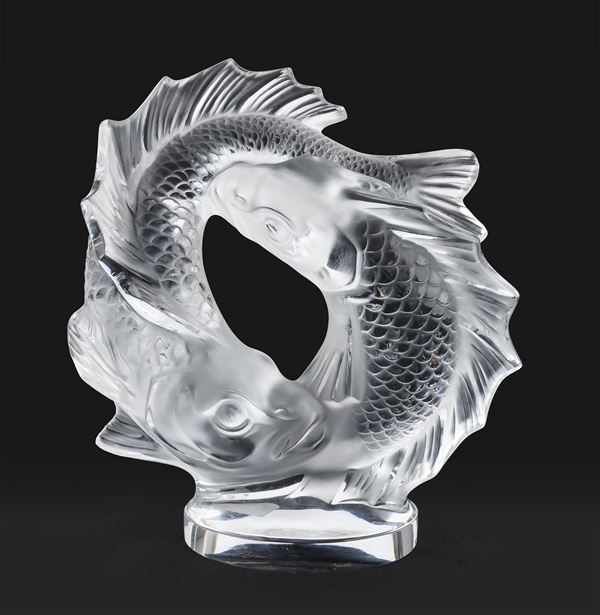 GRUPPO IN CRISTALLO, LALIQUE ANNI '70