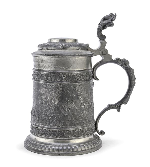 TANKARD IN PELTRO, GERMANIA