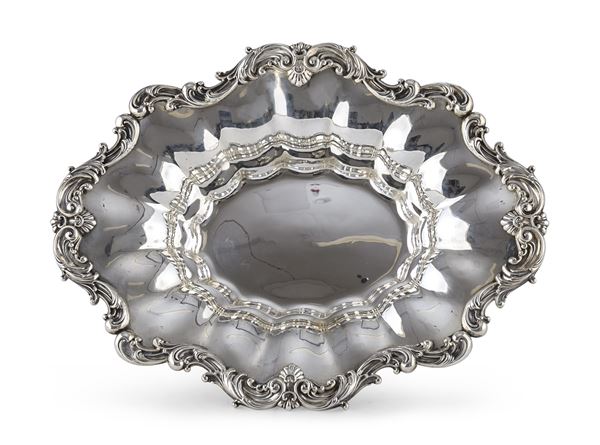 CENTROTAVOLA IN ARGENTO, USA STERLING 1866/1924