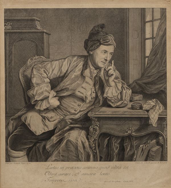 INCISIONE MONSIEUR DE GAUFFECOURT DI JEAN DAULLÈ