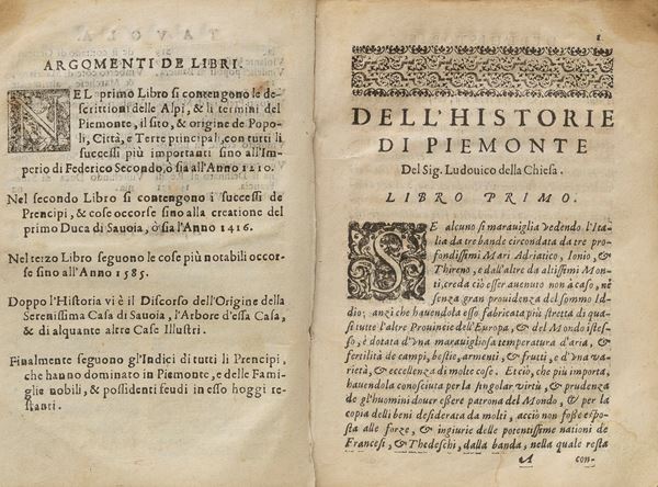 UN VOLUME STORIA DEL PIEMONTE
