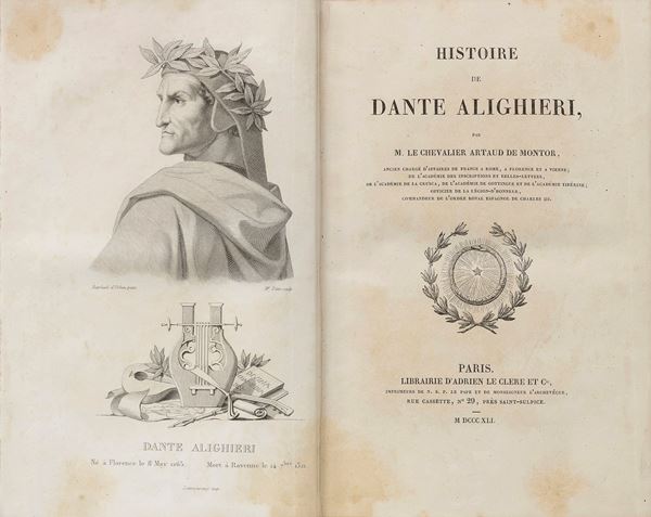 UN VOLUME DANTE EDIZIONE FRANCESE