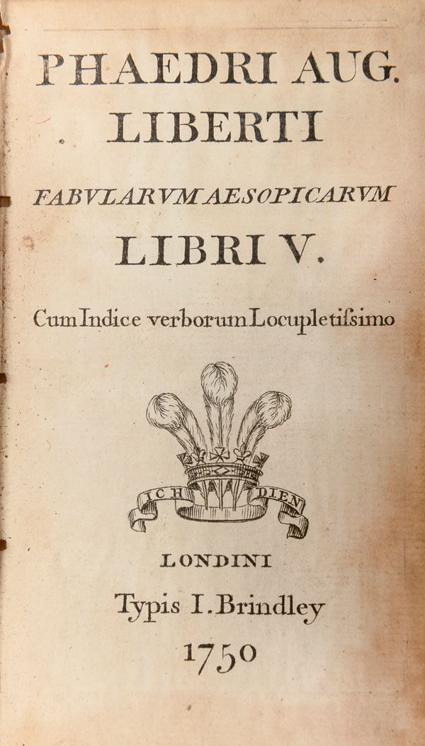 DUE VOLUMETTI FEDRO E VOLTAIRE
