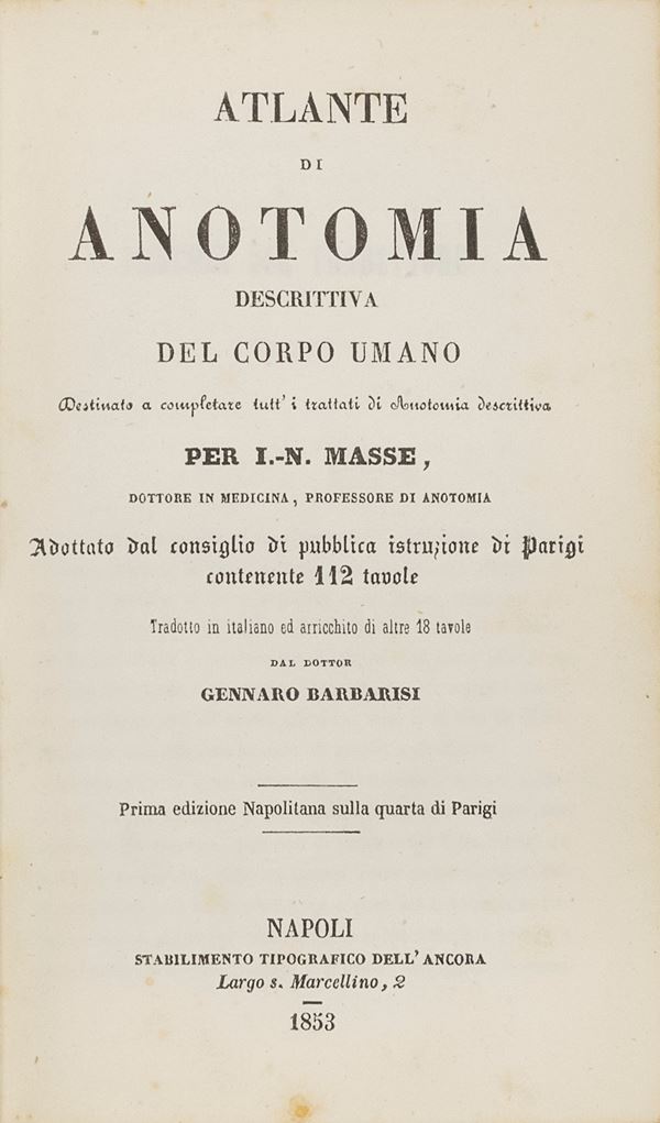 VOLUME ATLANTE DI ANATOMIA