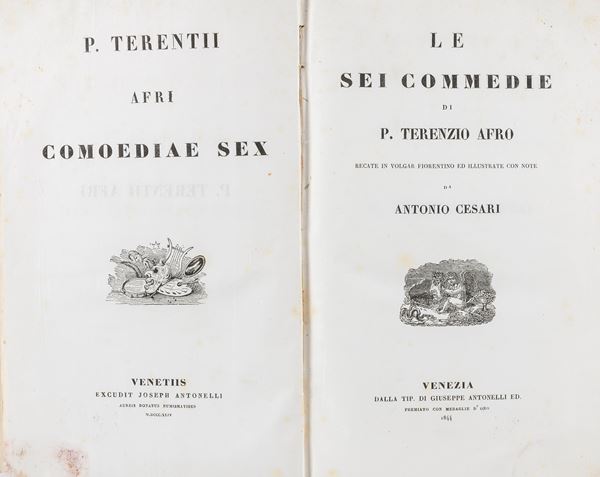 DUE VOLUMI OVIDIO E TERENZIO