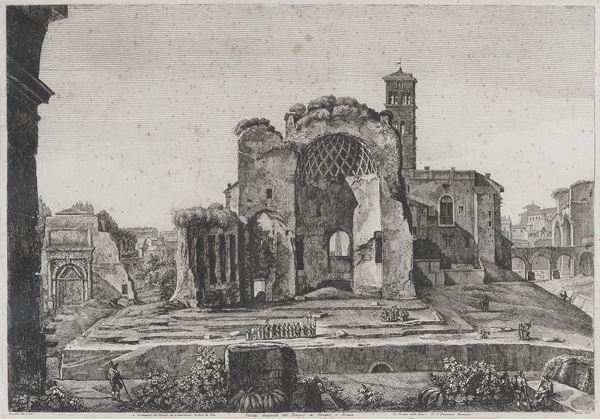 COPPIA DI INCISIONI ROMA DI LUIGI ROSSINI