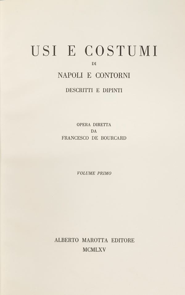 DUE VOLUMI COSTUMI NAPOLETANI