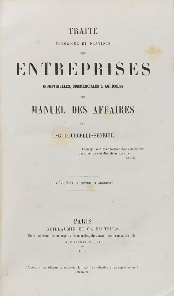 VOLUME MANUALE DEL COMMERCIO