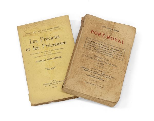 DUE VOLUMI LETTERATURA FRANCESE