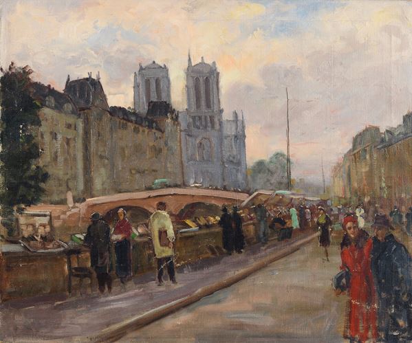 DIPINTO STRADA DI PARIGI