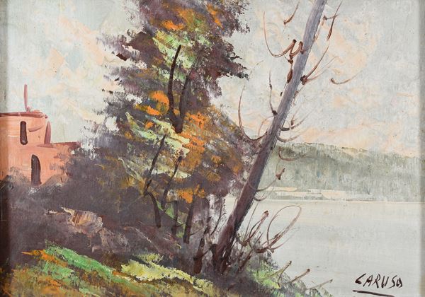 DIPINTO PAESAGGIO DEL NOVECENTO
