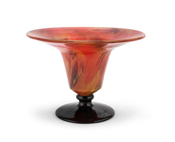 VASO IN VETRO E PASTA DI VETRO, FRANCIA