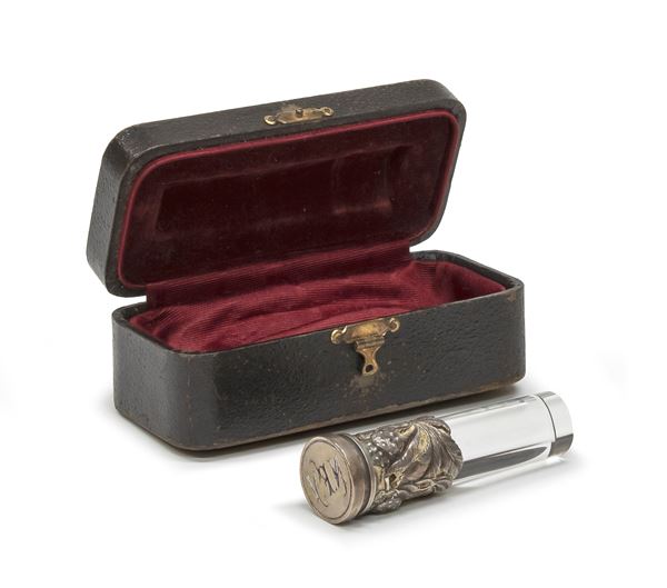 SIGILLO IN VETRO E ARGENTO, FRANCIA INIZI XX SECOLO