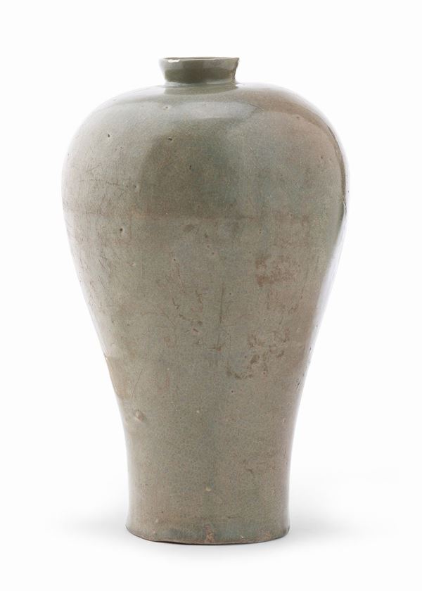 VASO A SMALTO CELADON CINA XIX SECOLO