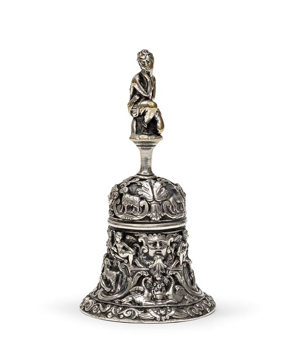 CAMPANELLO IN ARGENTO, PROBABILMENTE GERMANIA INIZI XIX SECOLO