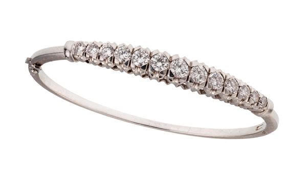 BRACCIALE RIGIDO CON BRILLANTI