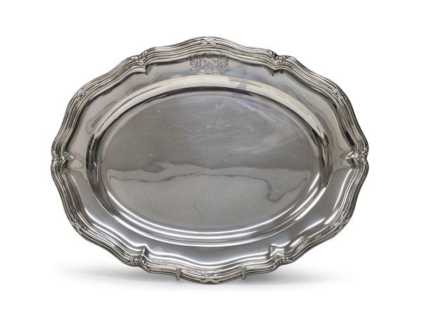 VASSOIO IN ARGENTO, LONDRA ROBERT GARRAD 1854