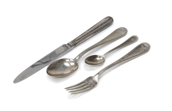 SET DA TAVOLA IN ARGENTO, ALESSANDRIA SECONDA METÁ XX SECOLO