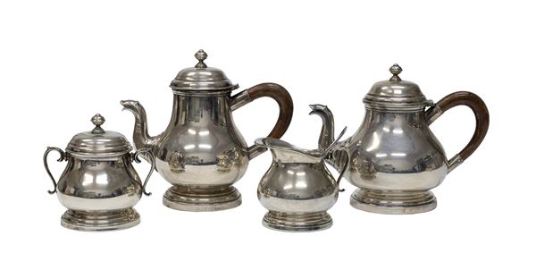 SERVIZIO DA TÈ E CAFFÈ IN ARGENTO, ALESSANDRIA 1944/1968