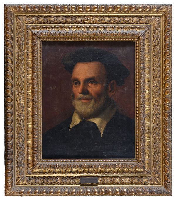 DIPINTO UOMO DELL'AMBITO DI GIOVANNI BERNARDO CARBONE