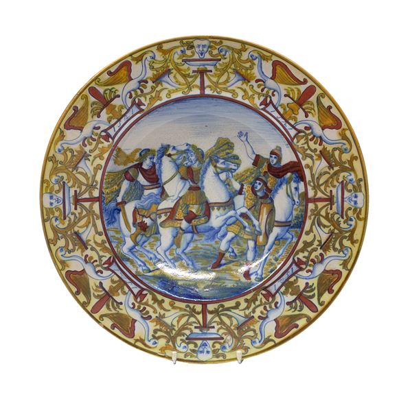 PIATTO IN CERAMICA A LUSTRO, FAENZA INIZIO XX SECOLO