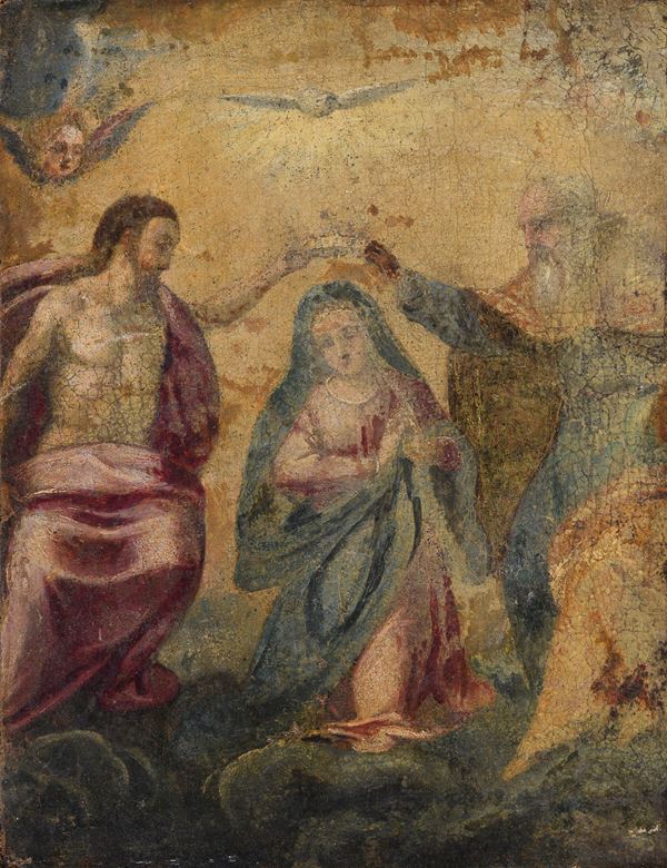 DIPINTO INCORONAZIONE DELLA VERGINE