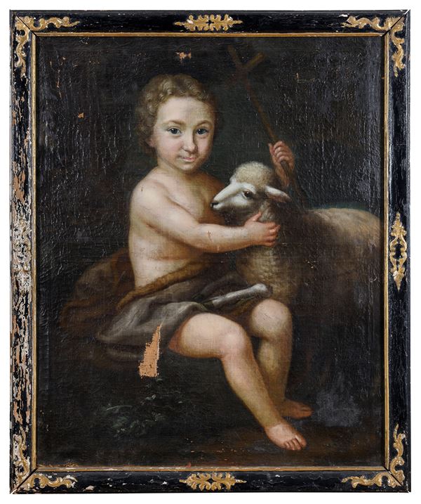 DIPINTO SAN GIOVANNINO DI PITTORE FRANCESE