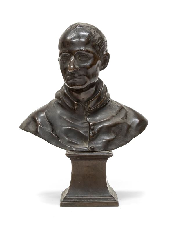 BRONZO BUSTO DI CARDINALE